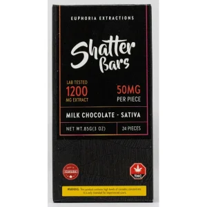 SHATTER BAR 1200MG MILK CHOCOLATE | SHATTER BAR