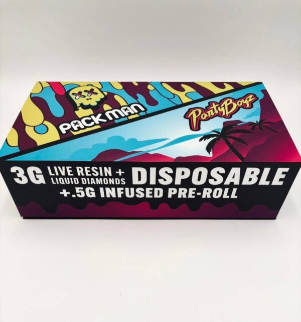 Packman x PartyBoyz 3G Disposable |Packman PartyBoyz 3G Vape